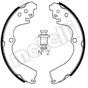 METELLI 53-0383 Bremsbackensatz für