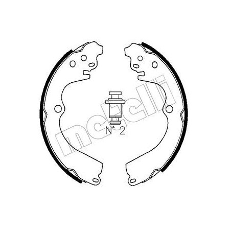 METELLI 53-0383 Bremsbackensatz für
