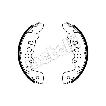 METELLI 53-0401 Jeu de mâchoires de frein pour