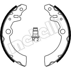 METELLI 53-0404 Jeu de mâchoires de frein pour