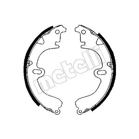 METELLI 53-0417 Kit ganasce freno per