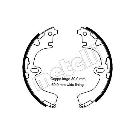 METELLI 53-0422 Bremsbackensatz für