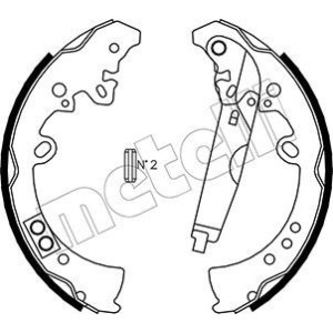 METELLI 53-0445 Sada brzdových čeľustí pre