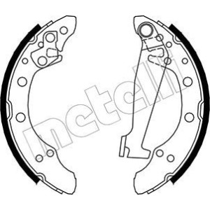 METELLI 53-0468 Zestaw szczęk hamulcowych dla