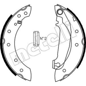METELLI 53-0476 Brake Shoe Set for