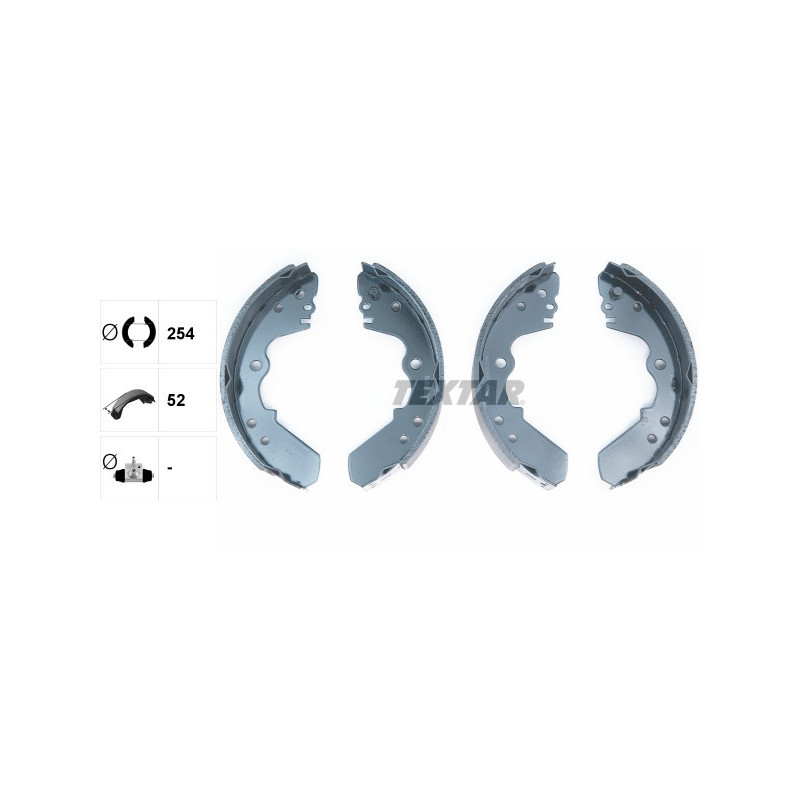 TEXTAR 91045100 Brake Shoe Set Rear for Frontera TFR/TFS D-Max Pickup