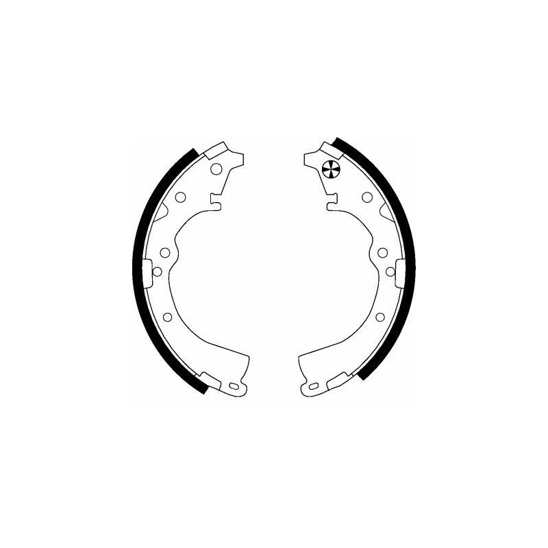 TEXTAR 91051100 Kit ganasce freno posteriore per Toyota Hilux