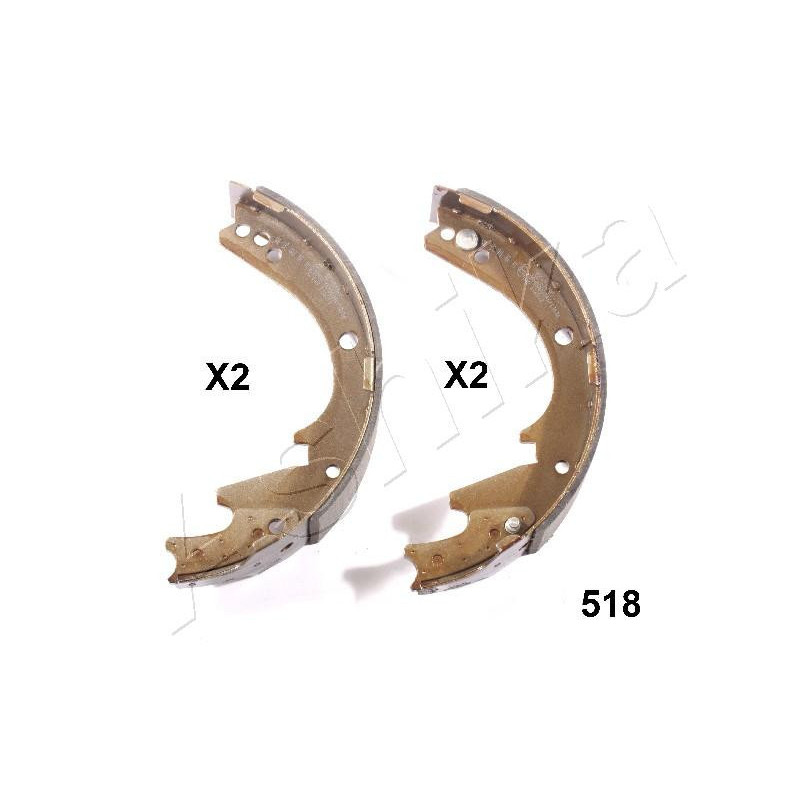ASHIKA 55-05-518 Brake Shoe Set Rear for