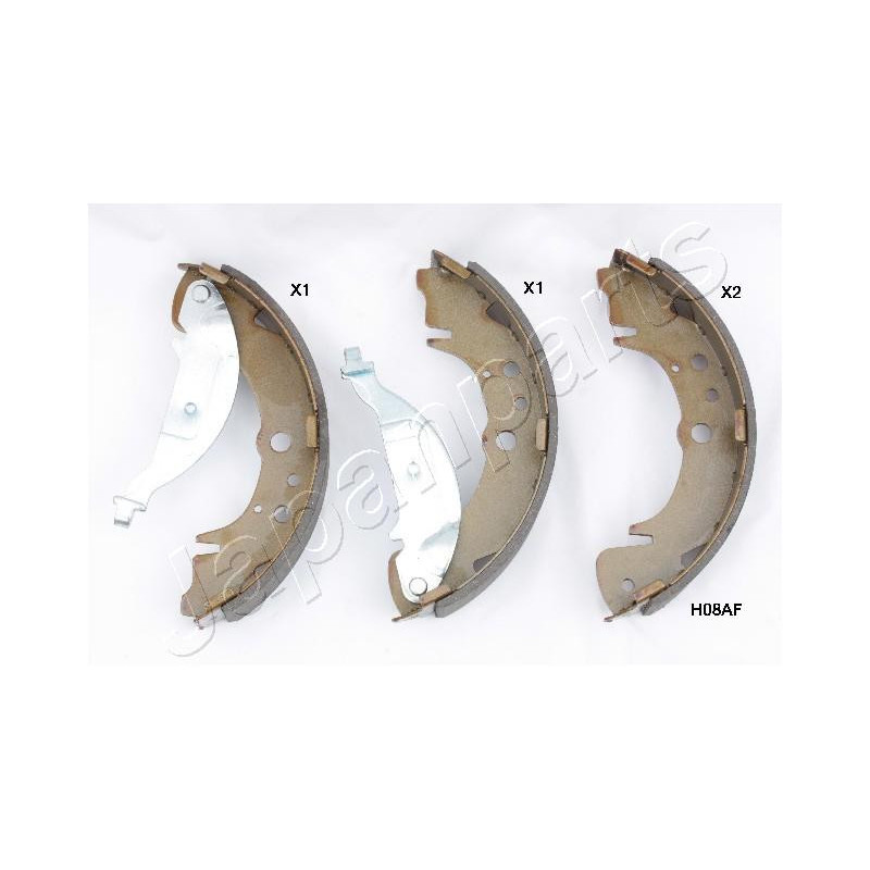 JAPANPARTS GF-H08AF Zestaw szczęk hamulcowych dla