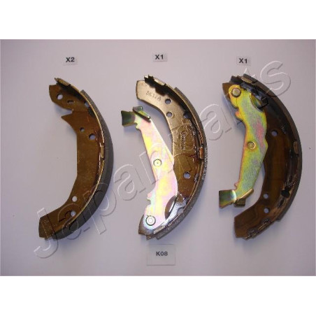 JAPANPARTS GF-K08AF Juego de zapatas de frenos para