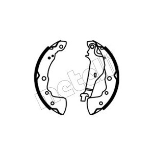 METELLI 53-0723 Brake Shoe Set for