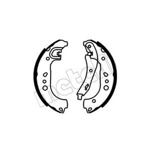 METELLI 53-0722 Jeu de mâchoires de frein pour