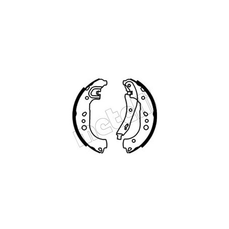 METELLI 53-0722 Brake Shoe Set for