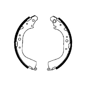 TEXTAR 91041500 Jeu de mâchoires de frein arrière pour Hilux 4 Runner HiAce Land Cruiser