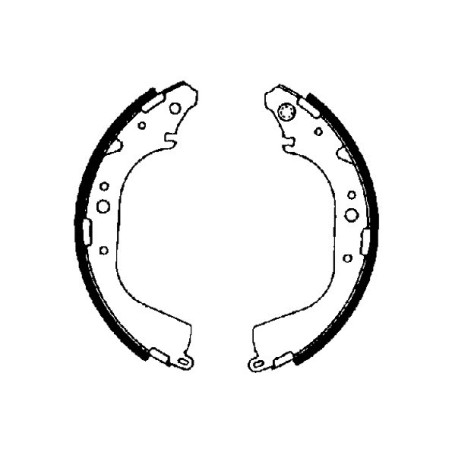 TEXTAR 91041500 Bremsbackensatz für