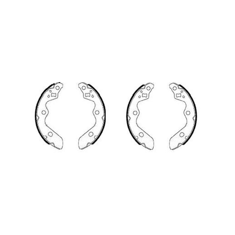 TEXTAR 91085900 Jeu de mâchoires de frein arrière pour Suzuki Swift Ignis