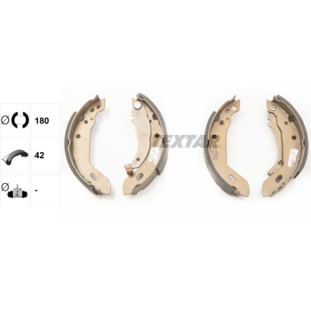 TEXTAR 91031800 Bremsbackensatz für