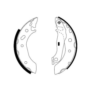 TEXTAR 91048800 Bremsbackensatz für