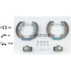 TEXTAR 84038002 Kit ganasce freno posteriore per 106 Saxo