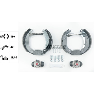 TEXTAR 84053700 Brake Shoe Set for