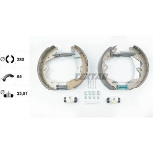 TEXTAR 84065100 Brake Shoe Set Rear for Nissan Terrano