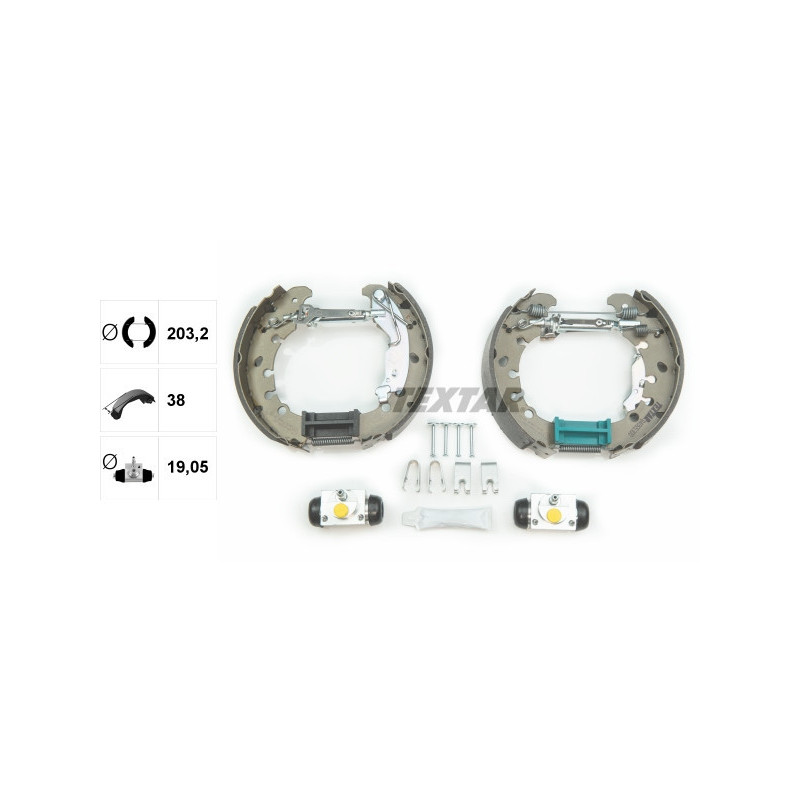 TEXTAR 84065300 Kit ganasce freno posteriore per Corsa Adam Corsavan