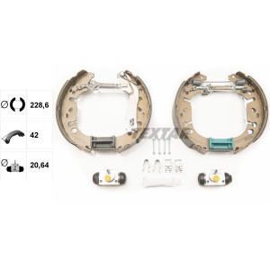TEXTAR 84065400 Kit ganasce freno posteriore per Linea Adam