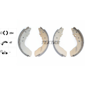 TEXTAR 91051300 Kit ganasce freno posteriore per Suzuki Vitara