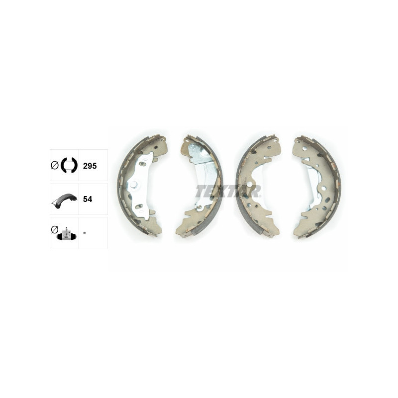 TEXTAR 91075800 Bremsbackensatz Hinten für Hyundai H-1