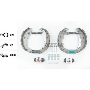 TEXTAR 84067201 Juego de zapatas de frenos trasero para C3 208 DS3 207 DS Berlingo