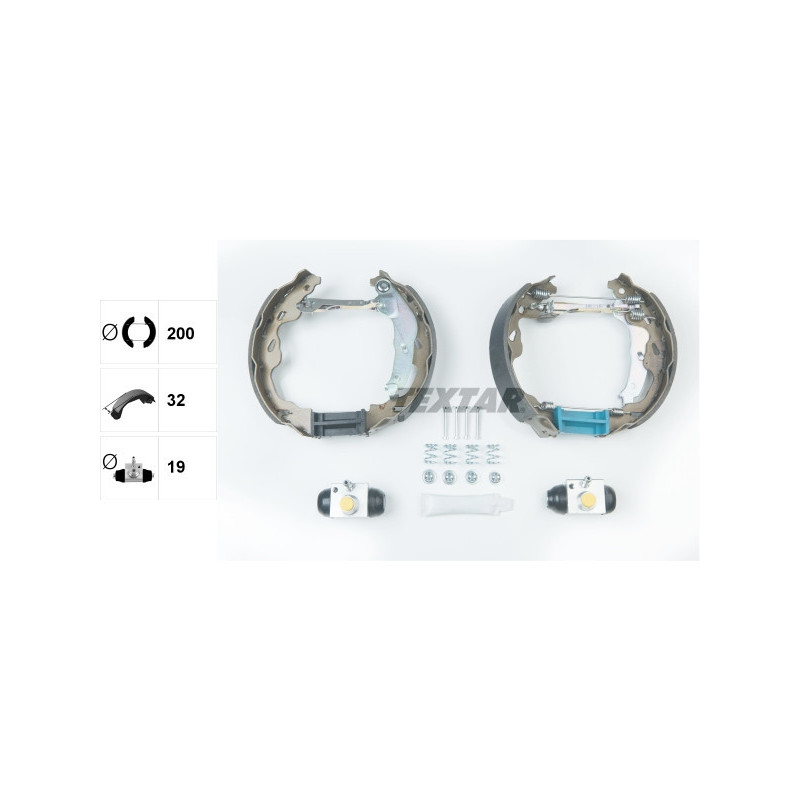 TEXTAR 84064502 Bremsbackensatz für