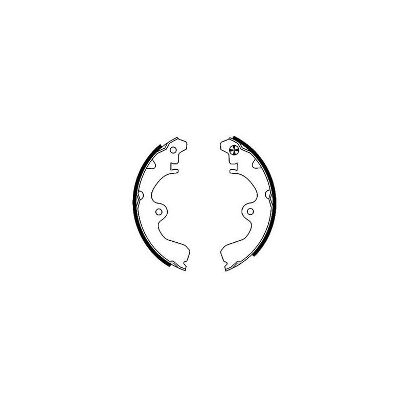 TEXTAR 91046900 Bremsbackensatz für