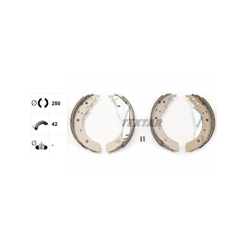 TEXTAR 91033500 Brake Shoe Set Rear for
