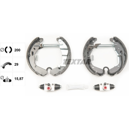 TEXTAR 84065200 Brake Shoe Set for