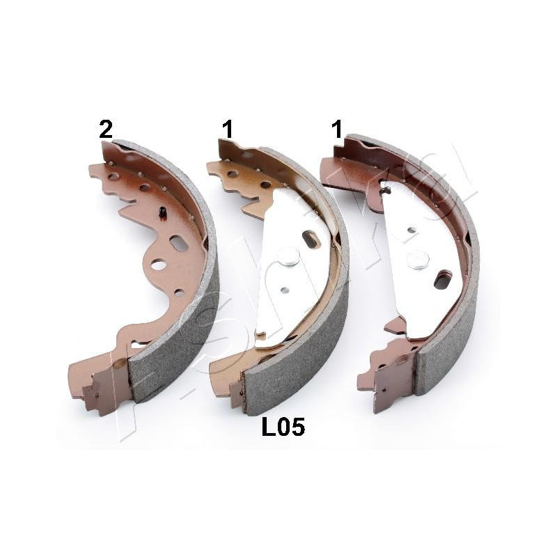ASHIKA 55-0L-L05 Juego de zapatas de frenos para