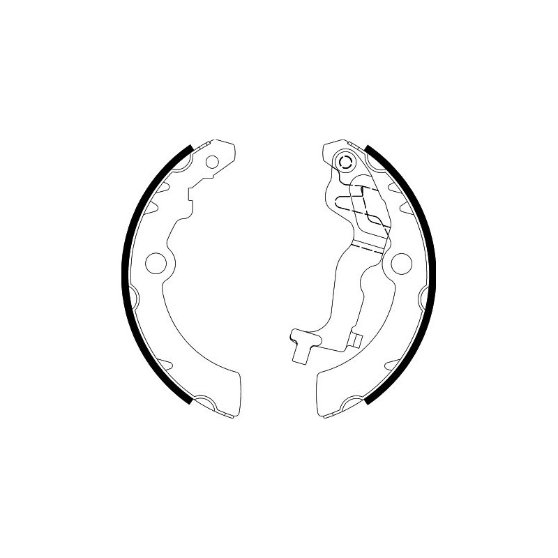 TEXTAR 91075200 Bremsbackensatz für