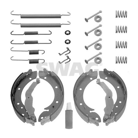SWAG 20 93 0594 Sada brzdových čeľustí pre