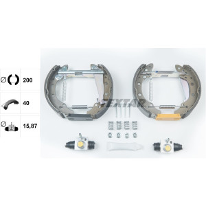 TEXTAR 84044708 Juego de zapatas de frenos trasero para Golf 80 Arosa Lupo Polo