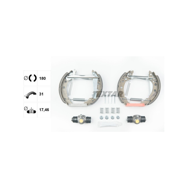 TEXTAR 84018200 Brake Shoe Set for