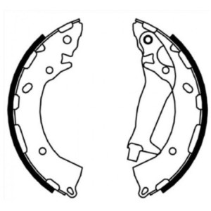 ABE C00530ABE Kit ganasce freno per