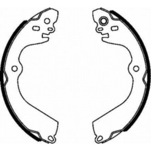 ABE C01065ABE Brake Shoe Set for