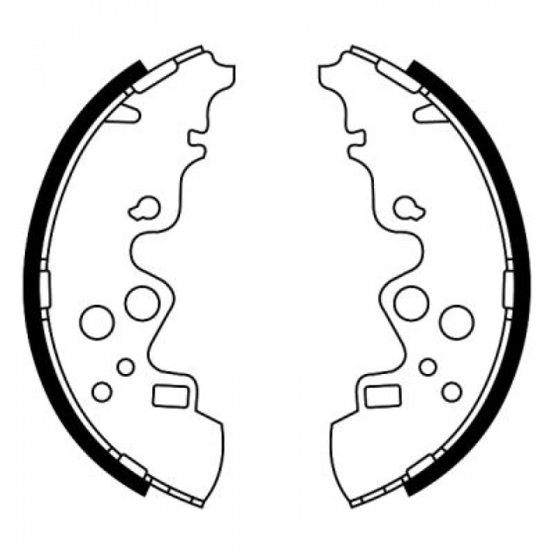 ABE C03051ABE Brake Shoe Set for