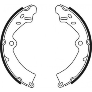 ABE C08006ABE Brake Shoe Set for
