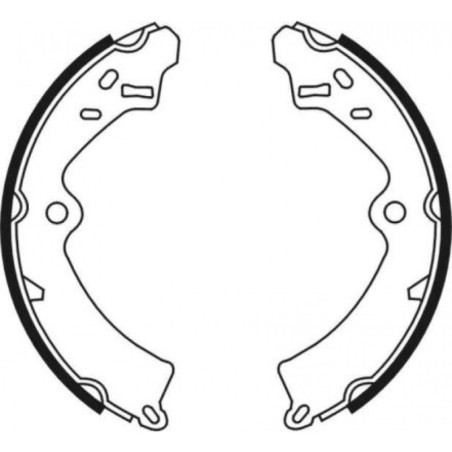 ABE C08006ABE Brake Shoe Set for
