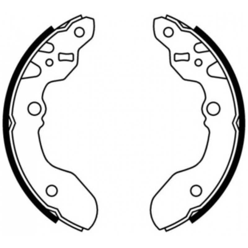 ABE C08015ABE Brake Shoe Set for