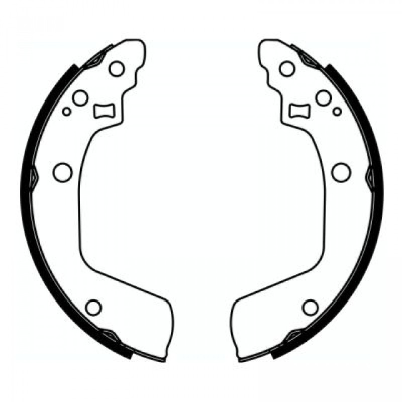 ABE C08029ABE Brake Shoe Set for