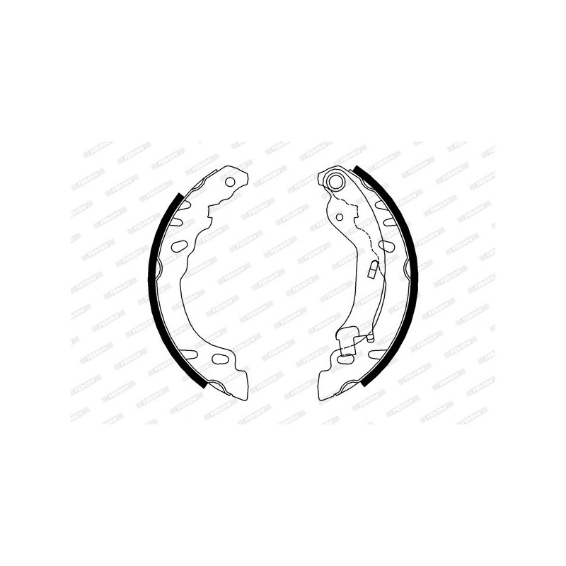 FERODO FSB688 Bremsbackensatz für