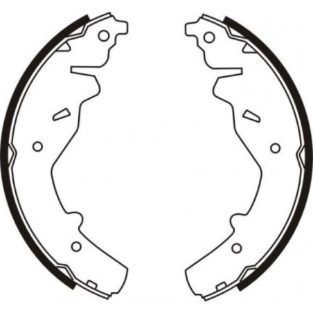 ABE C00307ABE Brake Shoe Set for