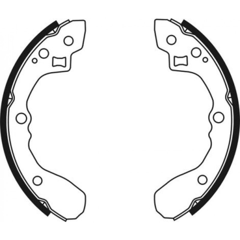 ABE C00313ABE Bremsbackensatz für