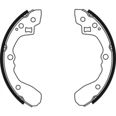 ABE C00313ABE Brake Shoe Set for